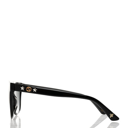 Gucci Round Frame Star Sunglasses GG0232SK Black 3 of 8