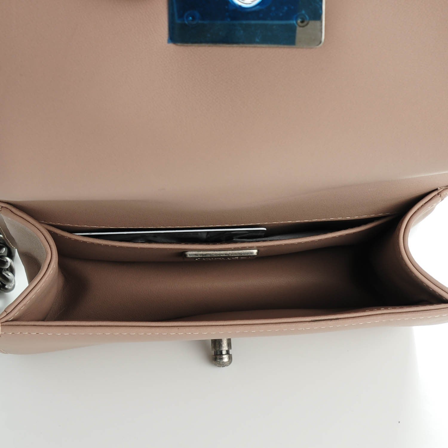 Chanel Galuchat Stingray Small Boy Flap Beige 5 of 7