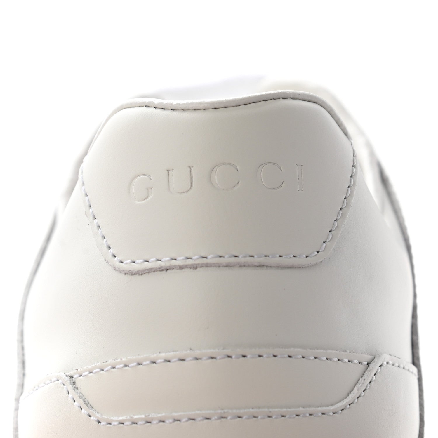 Gucci Calfskin Womens Interlocking G Sneakers 37 White 8 of 13