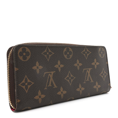 Louis Vuitton Monogram Clemence Wallet Fuchsia 3 of 6