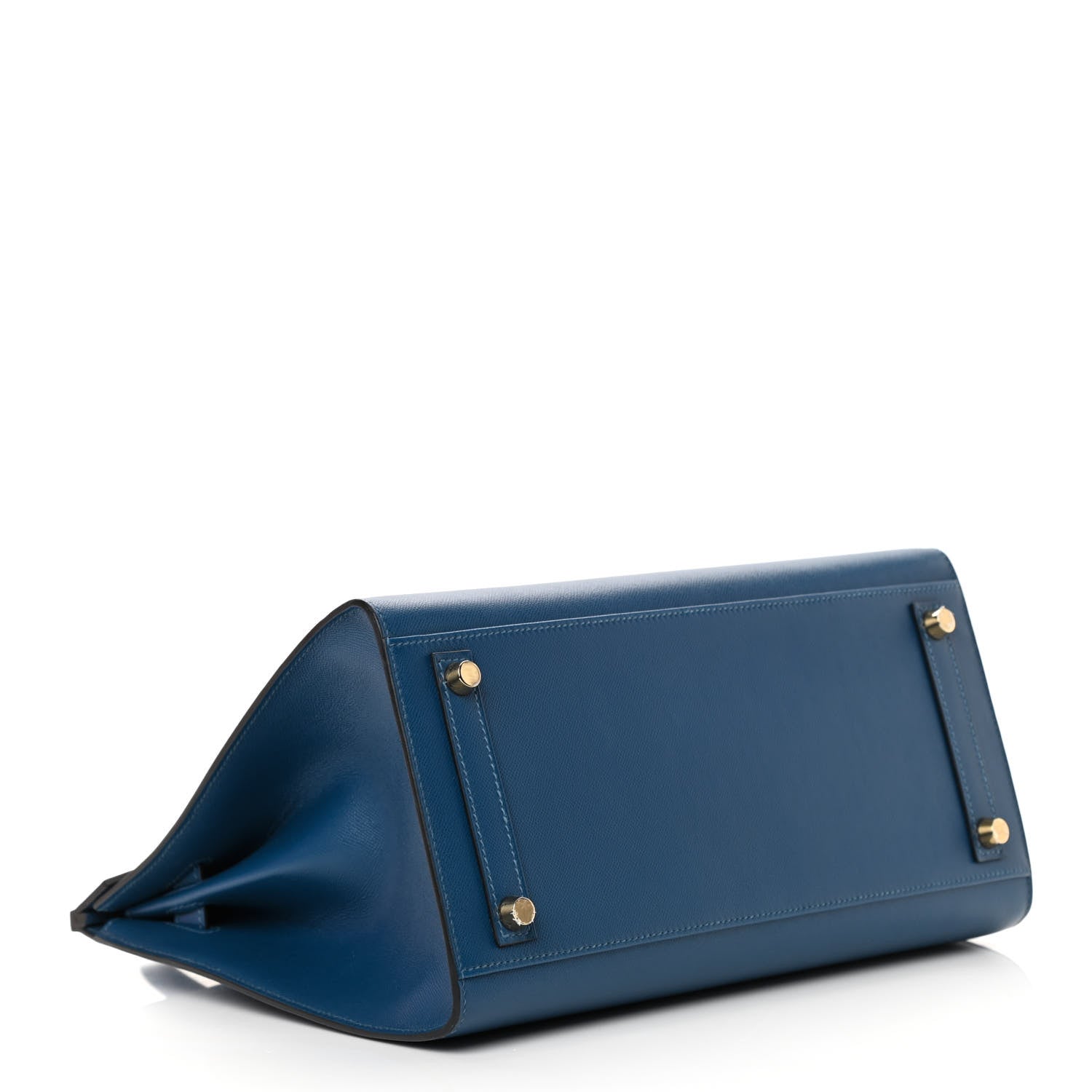 Hermes Madame Calfskin Birkin Sellier 30 Deep Blue 4 of 12