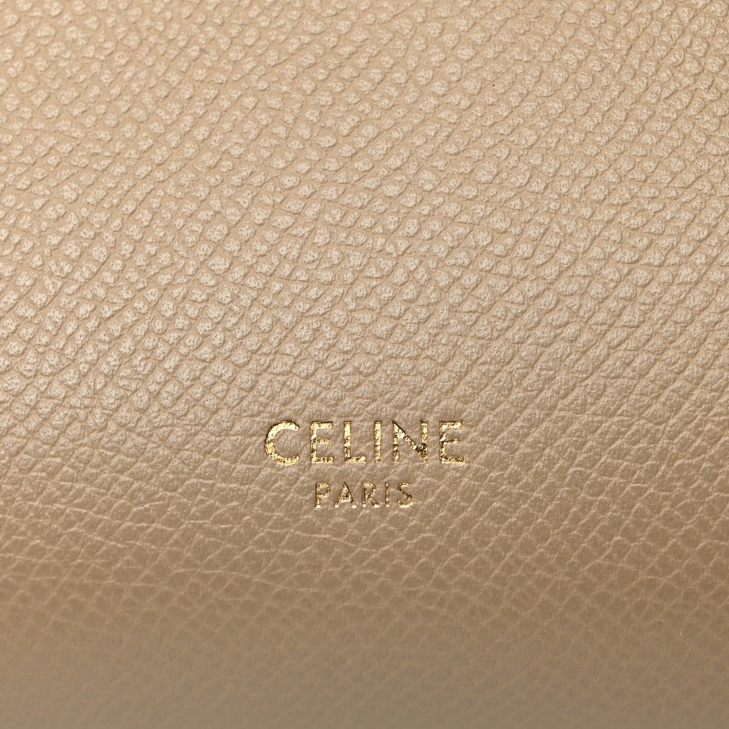 Grained Calfskin Micro Belt Bag Light Taupe