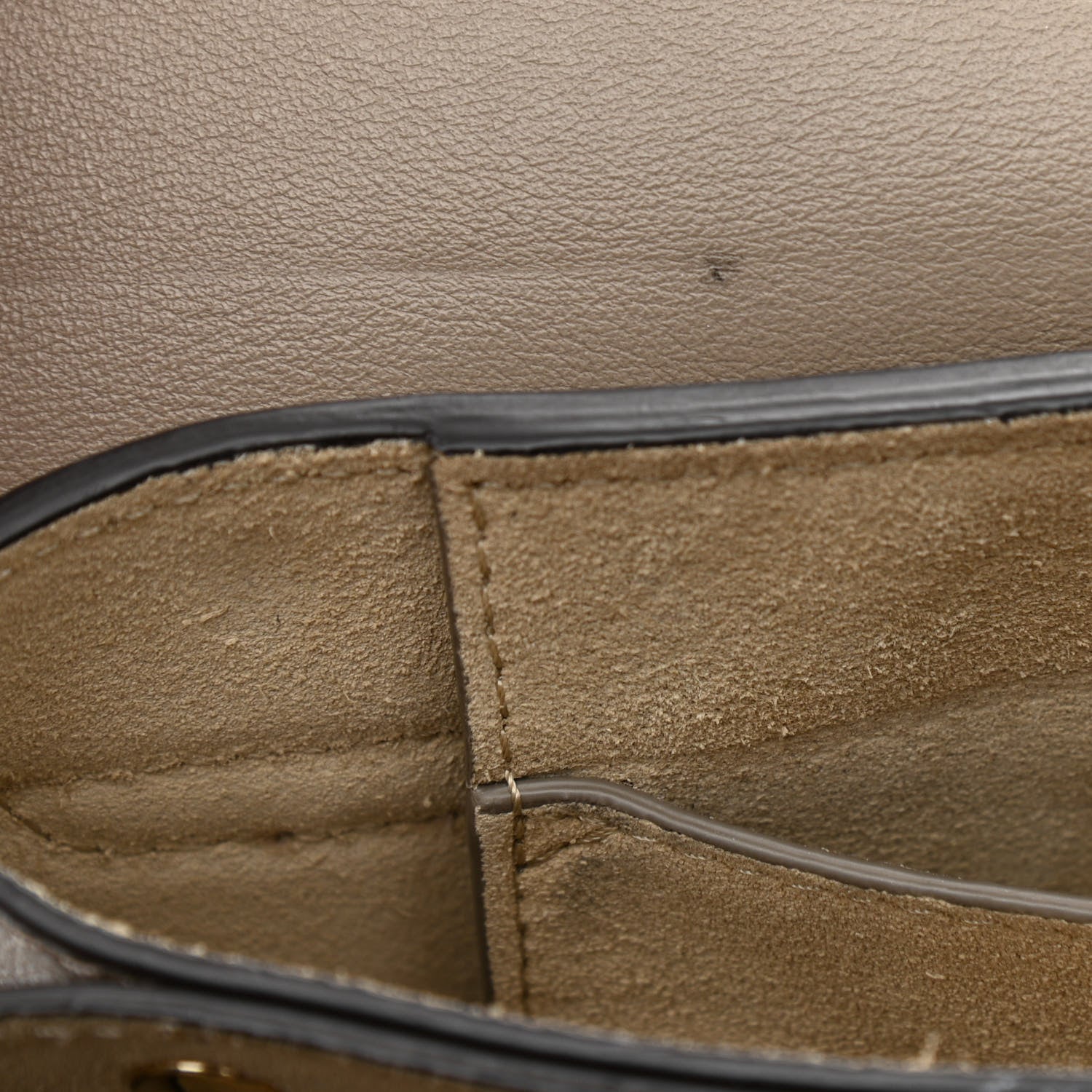 Chloe Suede Calfskin Small Faye Shoulder Bag Motty Grey 12 of 16