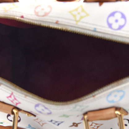 Louis Vuitton Monogram Multicolor Speedy 30 White 5 of 15