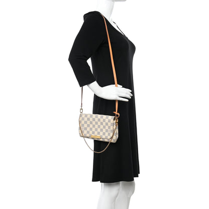 Louis Vuitton Damier Azur Favorite PM 3 of 11