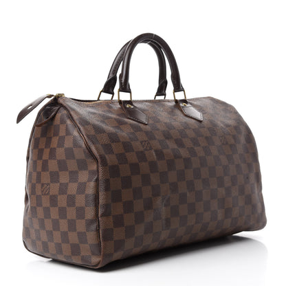 Louis Vuitton Damier Ebene Speedy 35 3 of 12