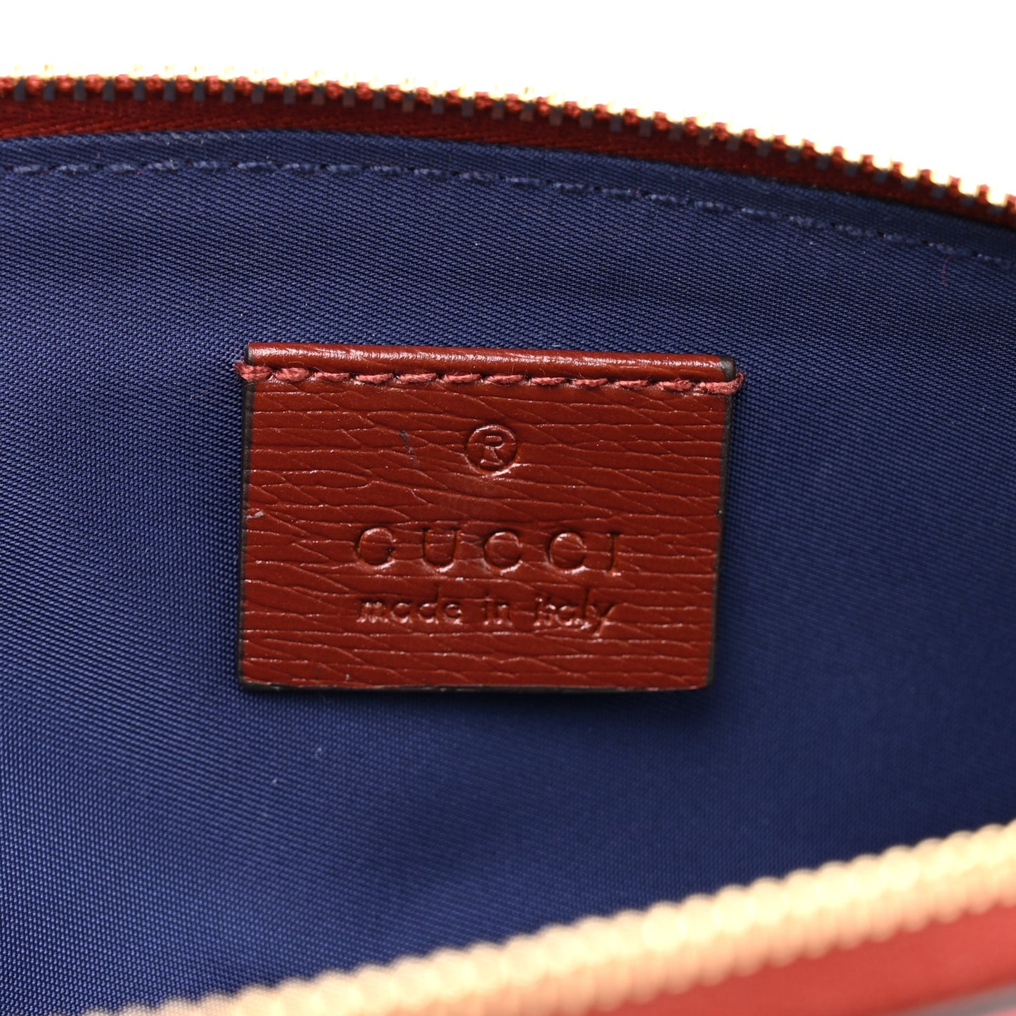 Shangai Calfskin Geometric G Pencil Case Multicolor