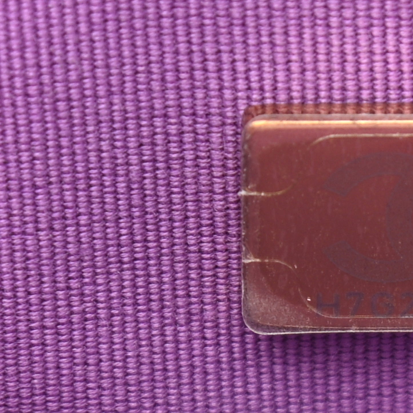 Shiny Caviar Quilted Large Chain Melody Flap Purple