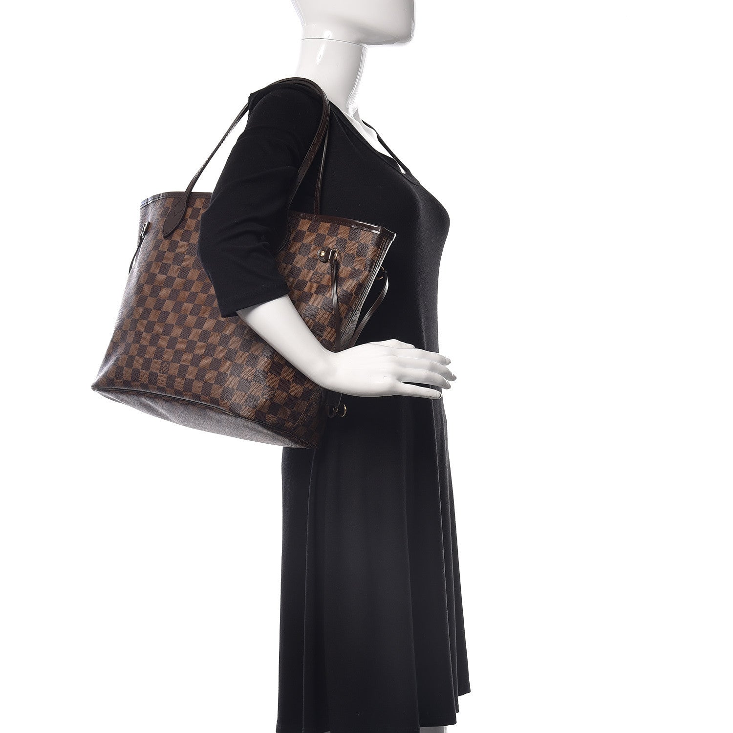 Louis Vuitton Damier Ebene Neo Neverfull MM 2 of 16