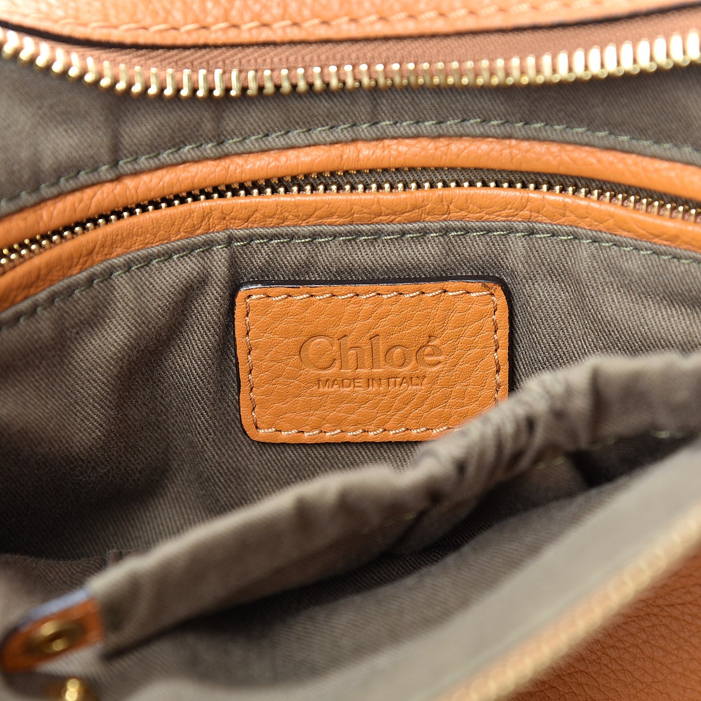 Calfskin Medium Marcie Satchel Light Tan