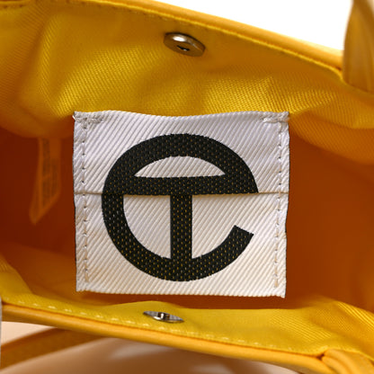 Telfar Vegan Leather Small Shopping Bag Yellow 6 of 9