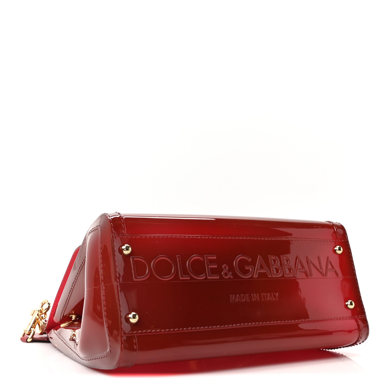 Dolce & Gabbana PVC Miss Sicily Satchel Red 1821169 – FASHIONPHILE