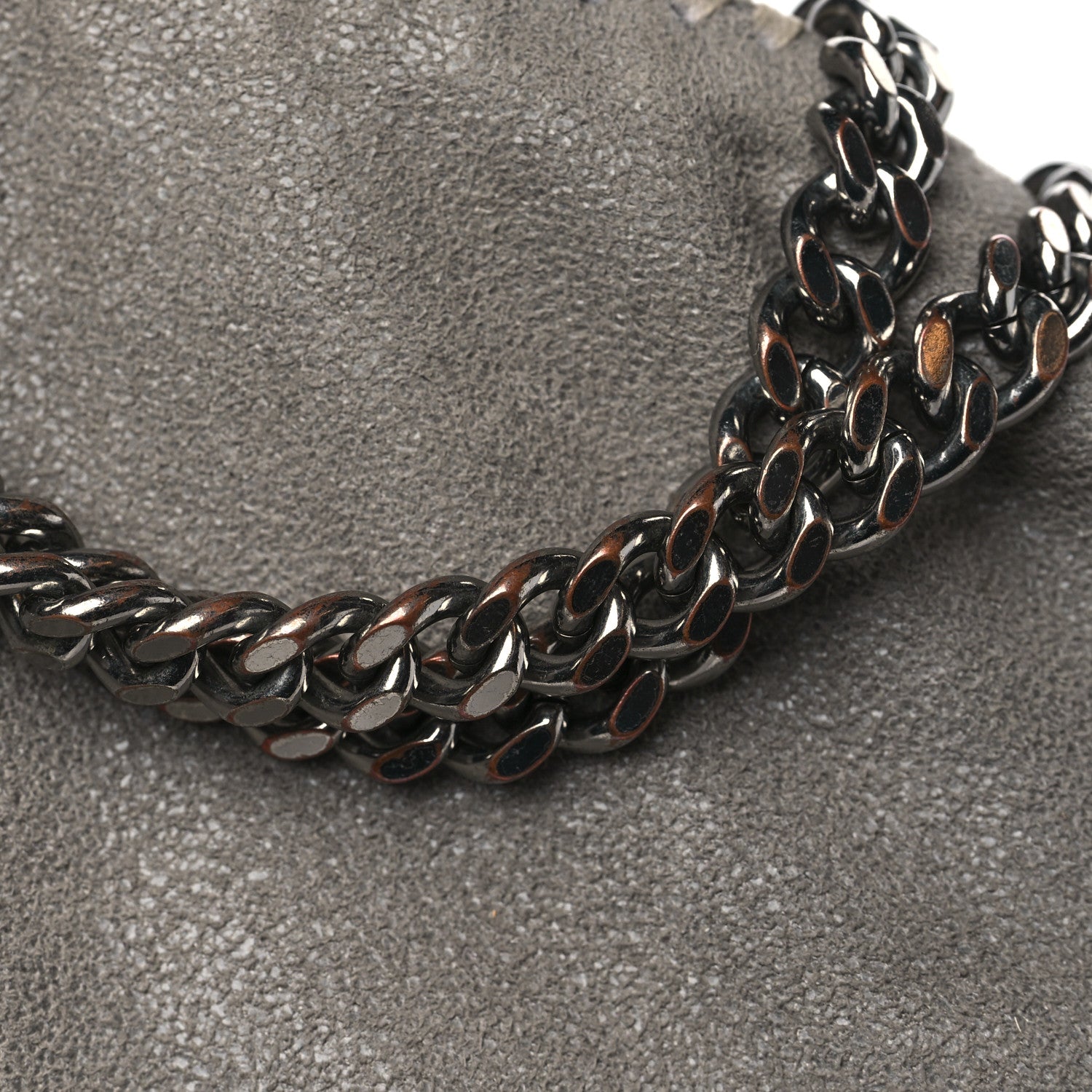 Stella McCartney Shaggy Deer Falabella Fold Over Tote Grey 10 of 10