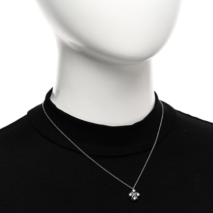 Tiffany Platinum Diamond Schlumberger Lynn Pendant Necklace 2 of 5