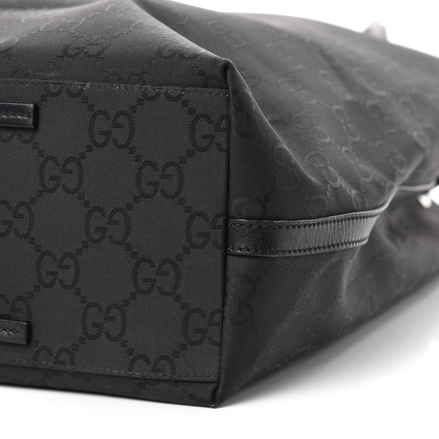 Gucci Nylon Monogram Gifford Tote Black 9 of 10