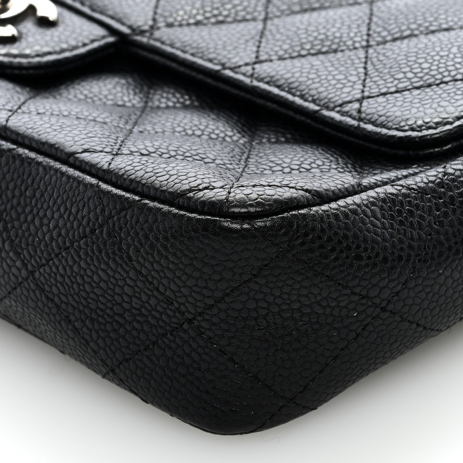 Chanel Caviar Quilted East West Flap Black 10 of 10