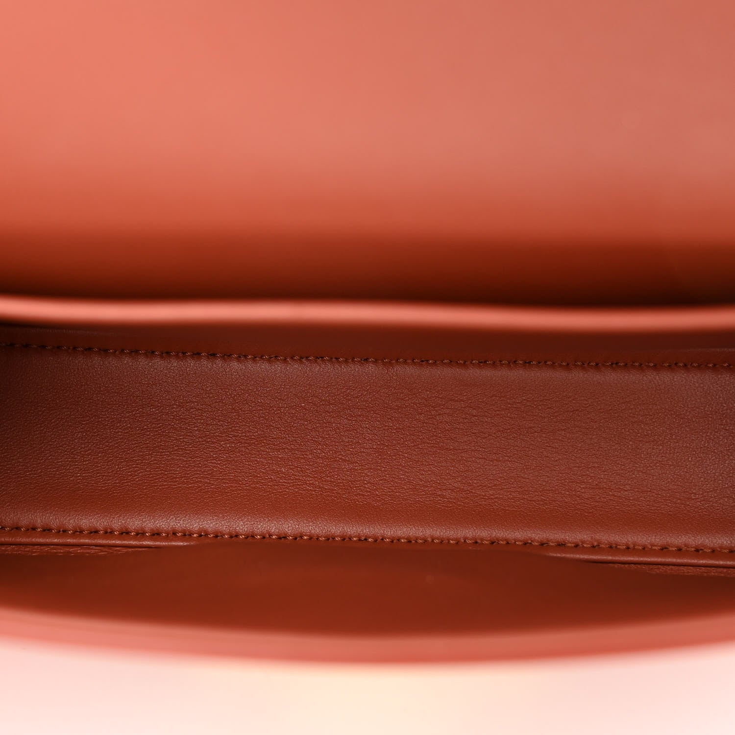 Celine Shiny Calfskin Triomphe Shoulder Bag Terracotta 4 of 9