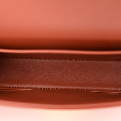 Celine Shiny Calfskin Triomphe Shoulder Bag Terracotta 4 of 9