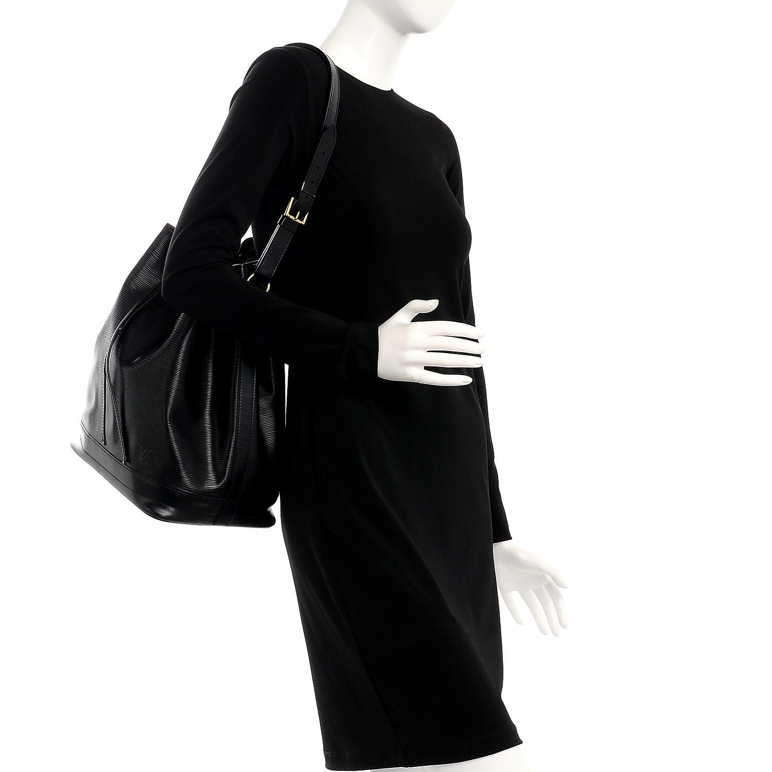 Louis Vuitton Epi Noe Black 4 of 14