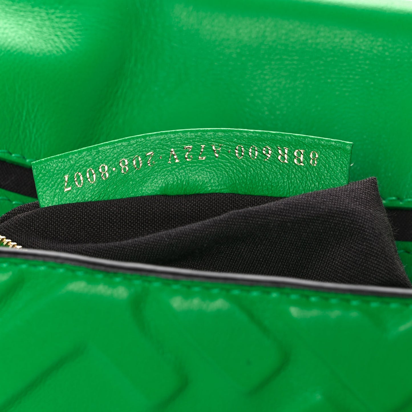 Nappa FF 1974 Embossed Baguette Tomatillo