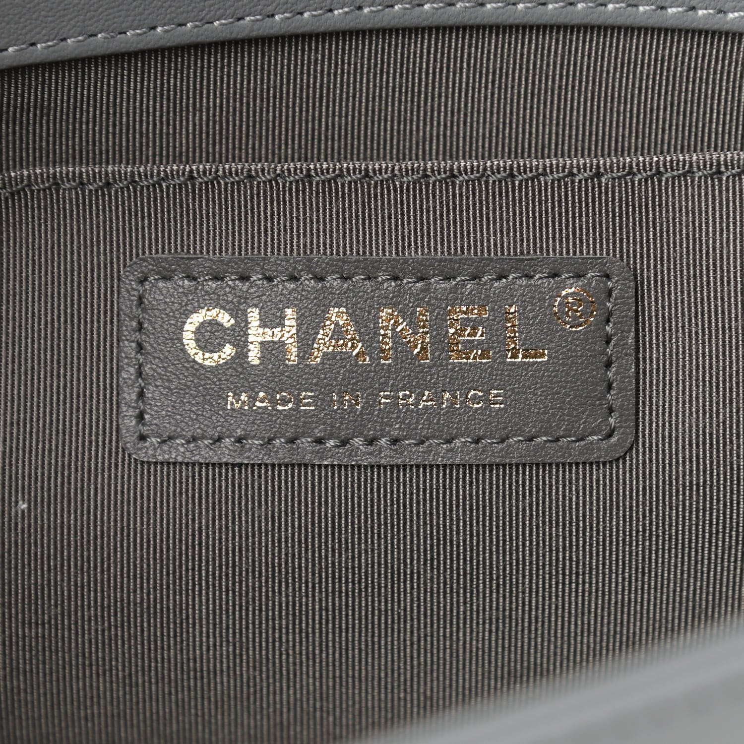 Chanel Lambskin Quilted Medium Boy Flap Grey 6 of 11