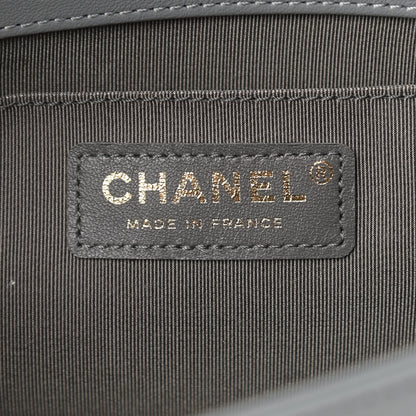 Chanel Lambskin Quilted Medium Boy Flap Grey 6 of 11