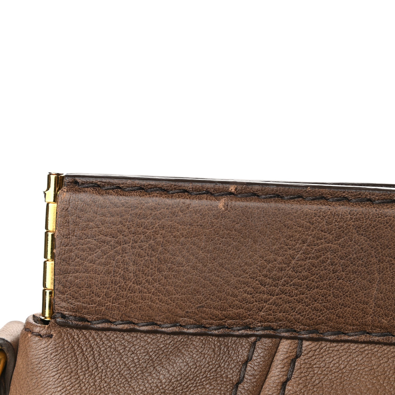 Prada Cervo Antik Top Handle Tote Brown 10 of 13