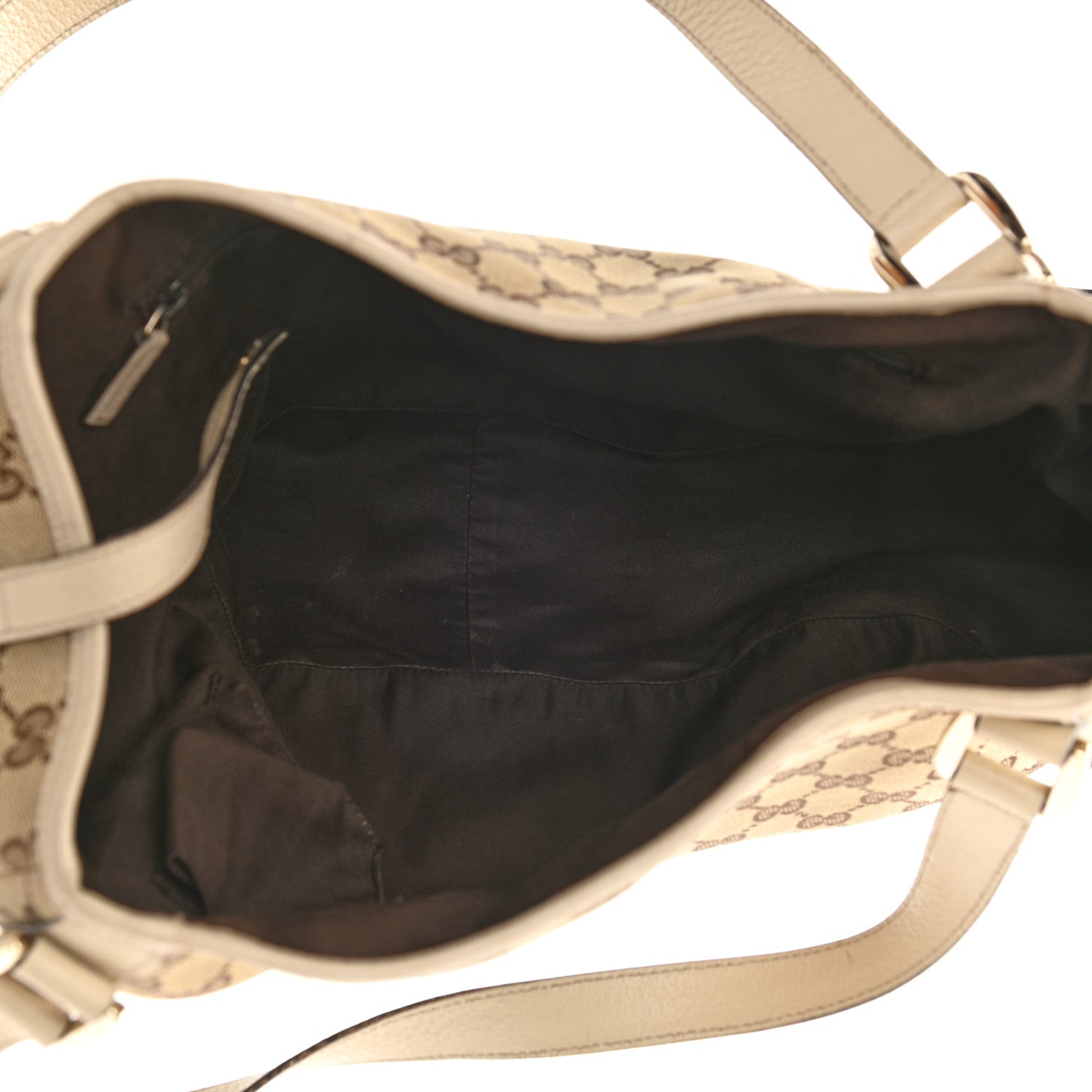 Monogram Medium Abbey Shoulder Bag Off White