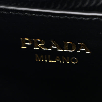 Prada Box Calfskin Shoulder Bag Black 6 of 9