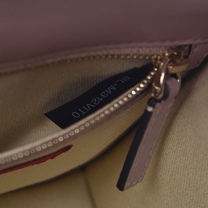 Valentino Garavani Vitello Small Glam Lock Rockstud Flap Poudre 7 of 8