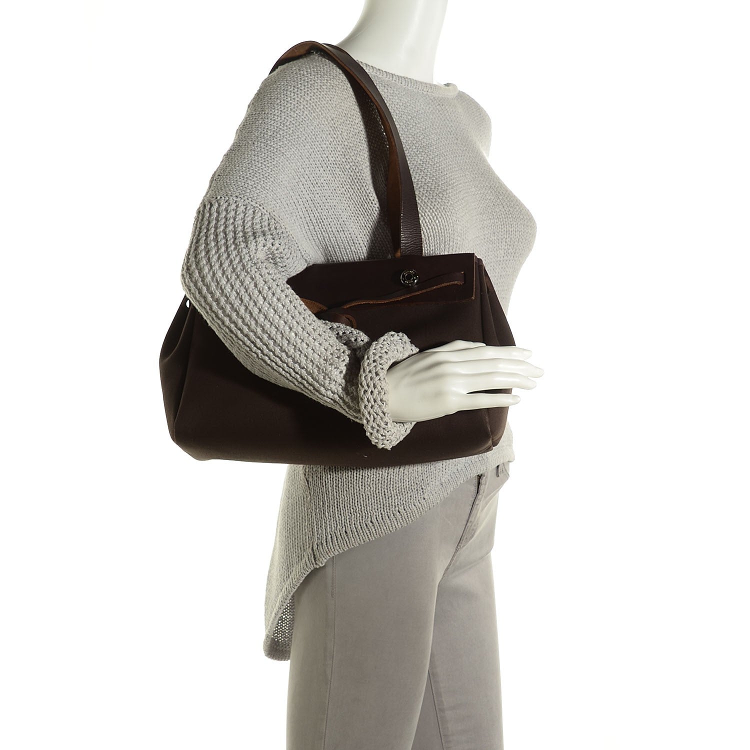 Hermes Toile Herbag Cabas Ebene 2 of 10
