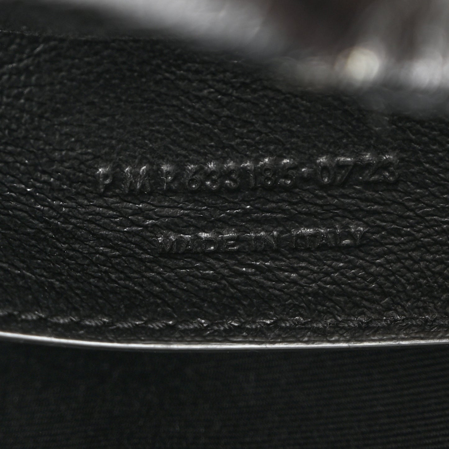 Crinkled Calfskin Matelasse Monogram Baby Niki Chain Satchel Black