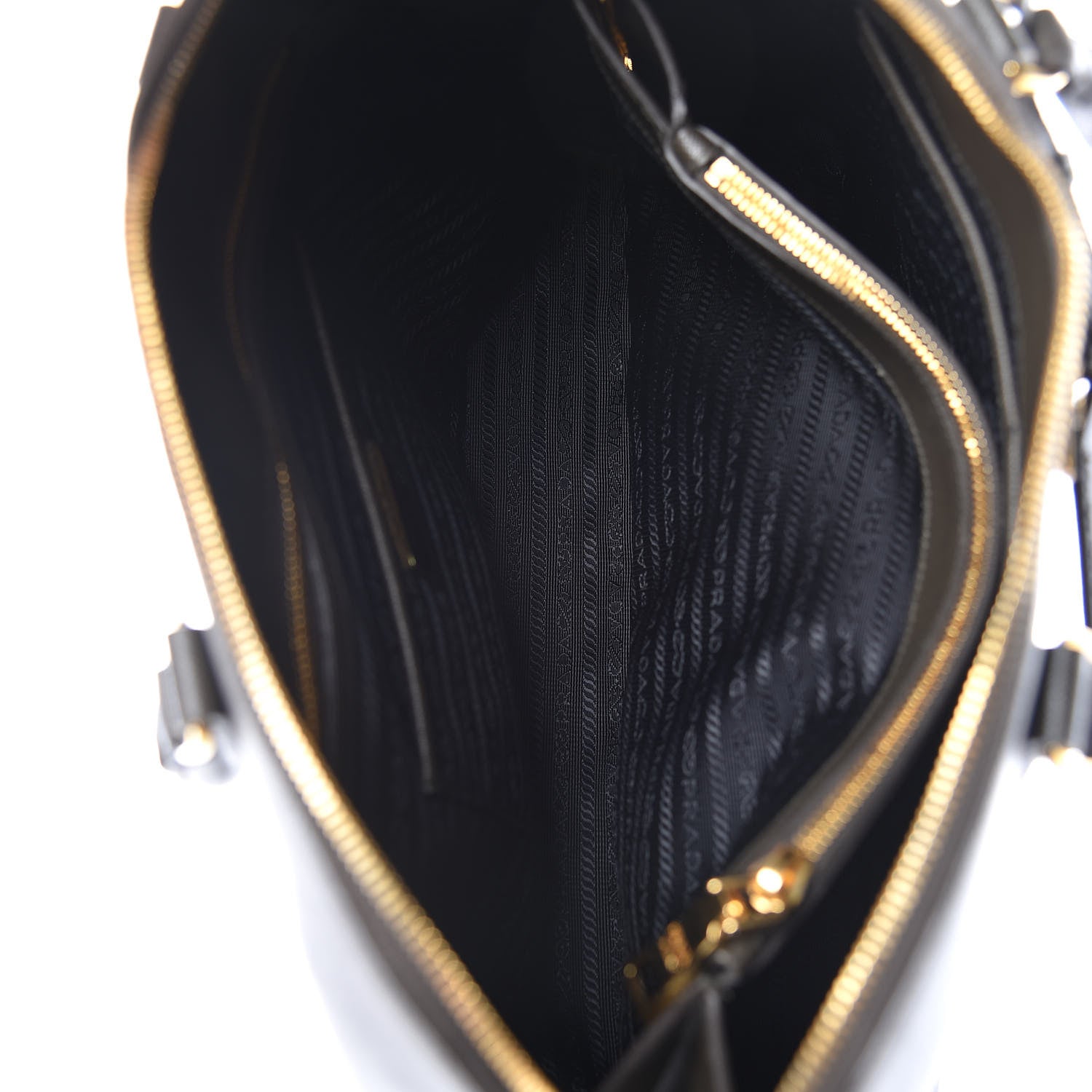 Prada Saffiano Lux Large Promenade Tote Militare 7 of 10