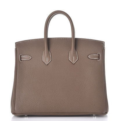 Hermes Togo Birkin 25 Etoupe 4 of 35