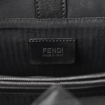 Fendi Saffiano Monster Colorblock Petite 2Jours Tote Black 6 of 10