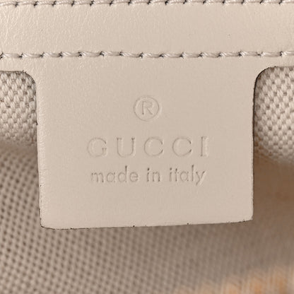Gucci Boarded Plutone Calfskin Small Horsebit 1955 Top Handle Bag Mystic White 6 of 10