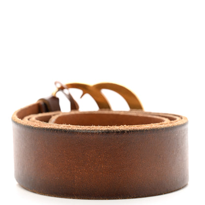 Gucci Faded Calfskin Double G 40mm Belt 80 32 Cuir 2 of 8