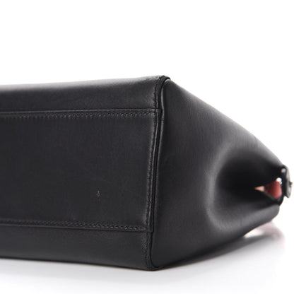 Fendi Nappa Colorblock Mini Peekaboo Iconic Satchel Black White Ecstasy 8 of 15