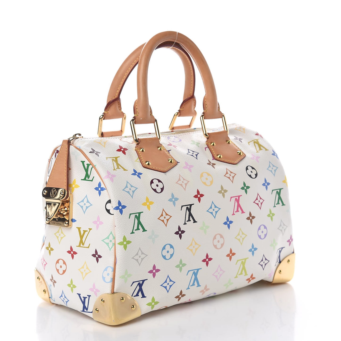 Monogram Multicolor Speedy 30 White
