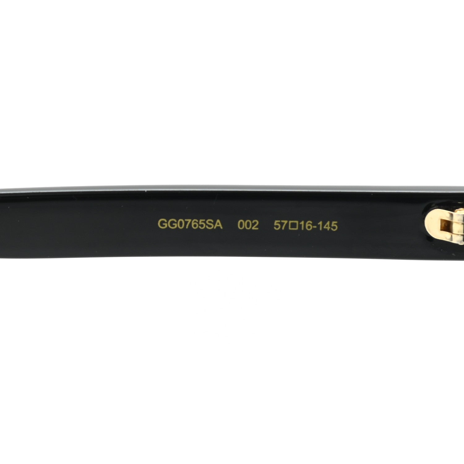 Gucci Acetate Square Sunglasses GG0765SA Black 7 of 7