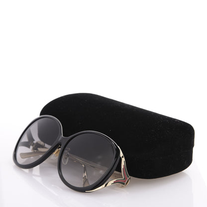 Gucci Round Frame Injected GG0226SK Sunglasses Black 8 of 8