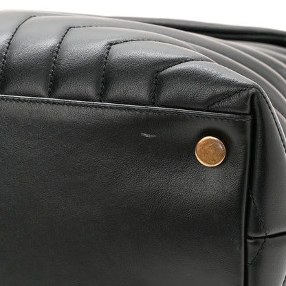 Saint Laurent Calfskin Y Quilted Monogram Large Loulou Chain Satchel Black 12 of 12