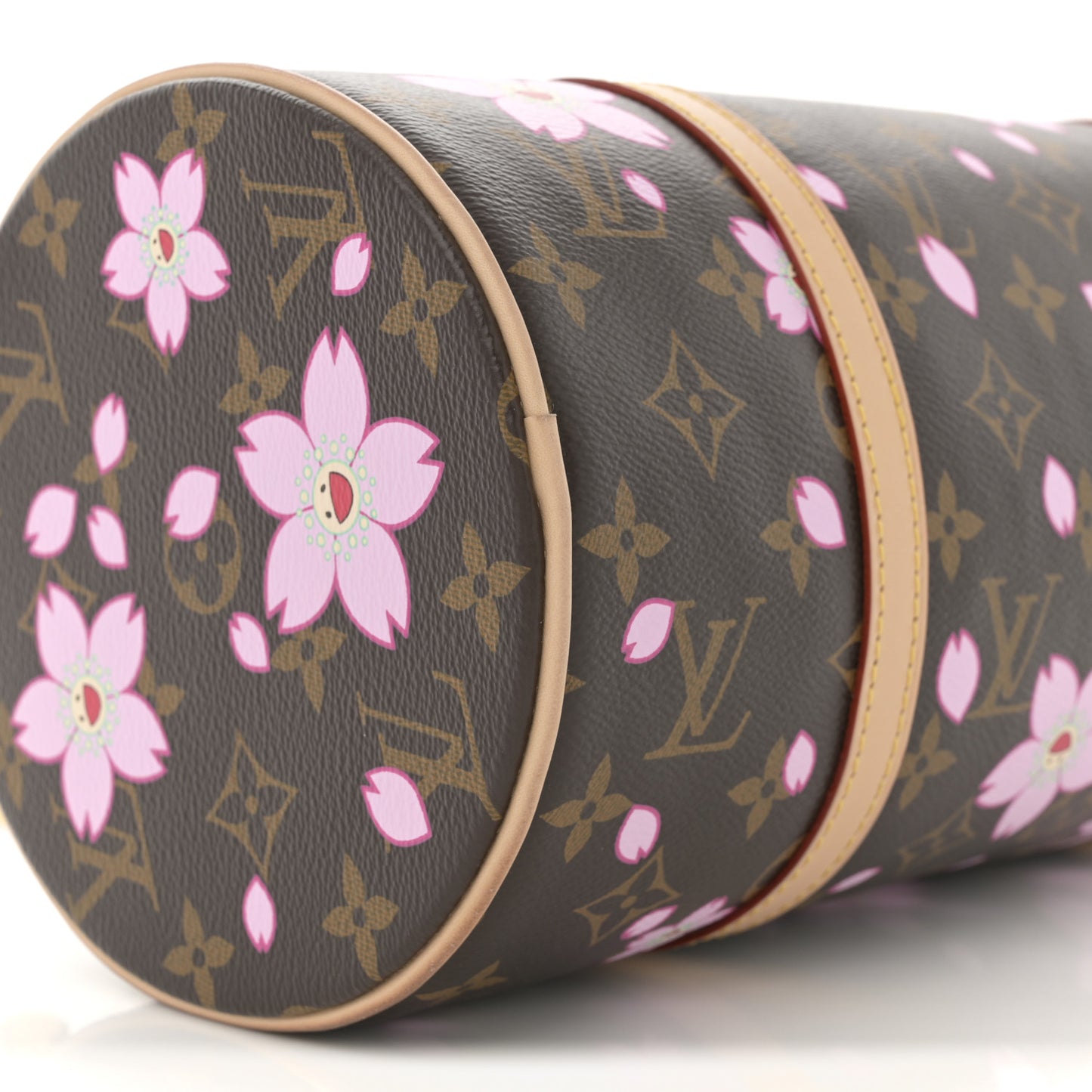 LV X TM Monogram Cherry Blossom Papillon Sakura Brown