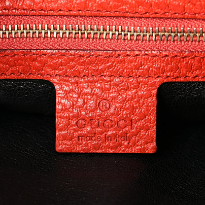 Gucci Calfskin Small Jackie O Hobo Dark Orange 6 of 12