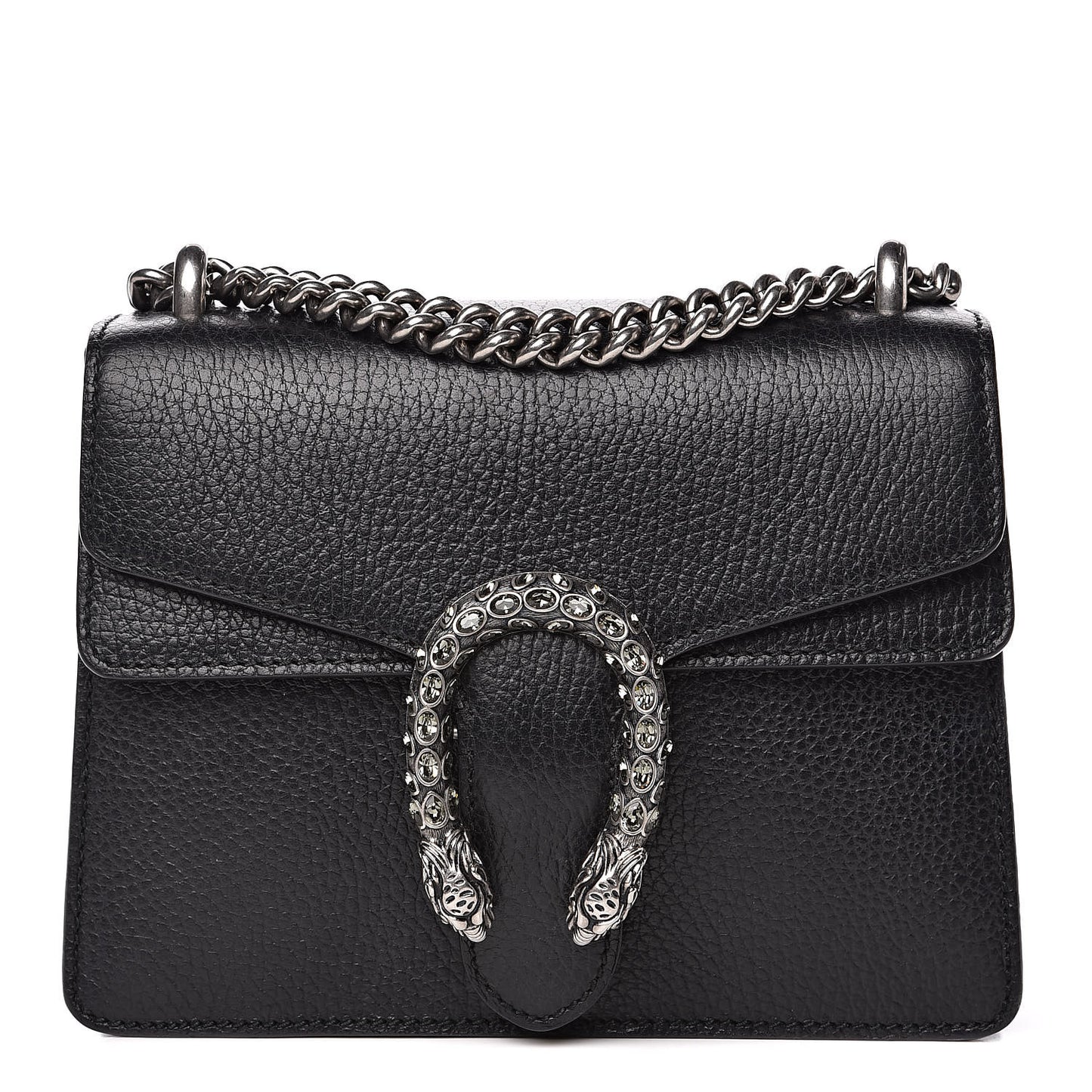 Calfskin Mini Dionysus Shoulder Bag Black