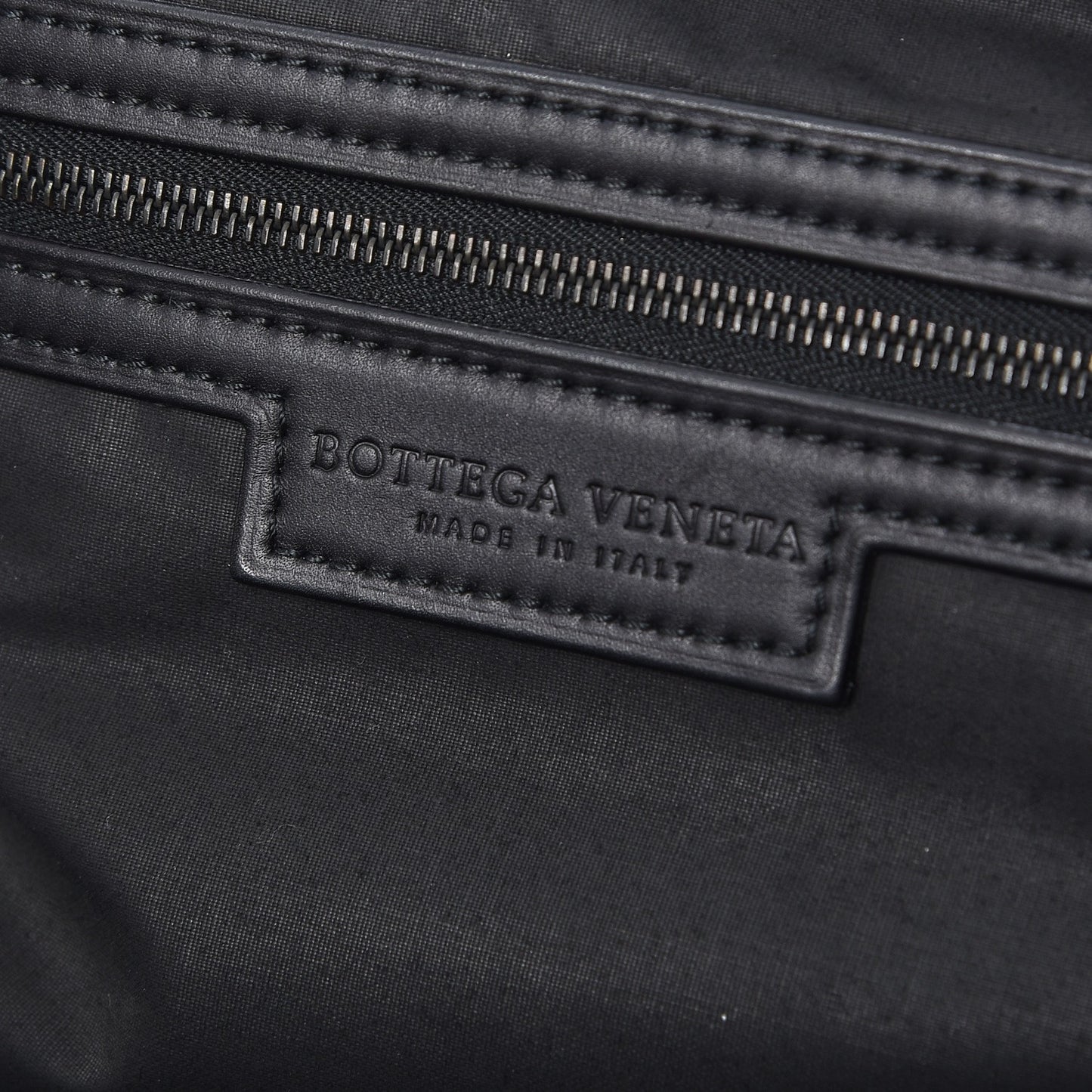Nappa Intrecciato Luggage Travel Bag Nero Black