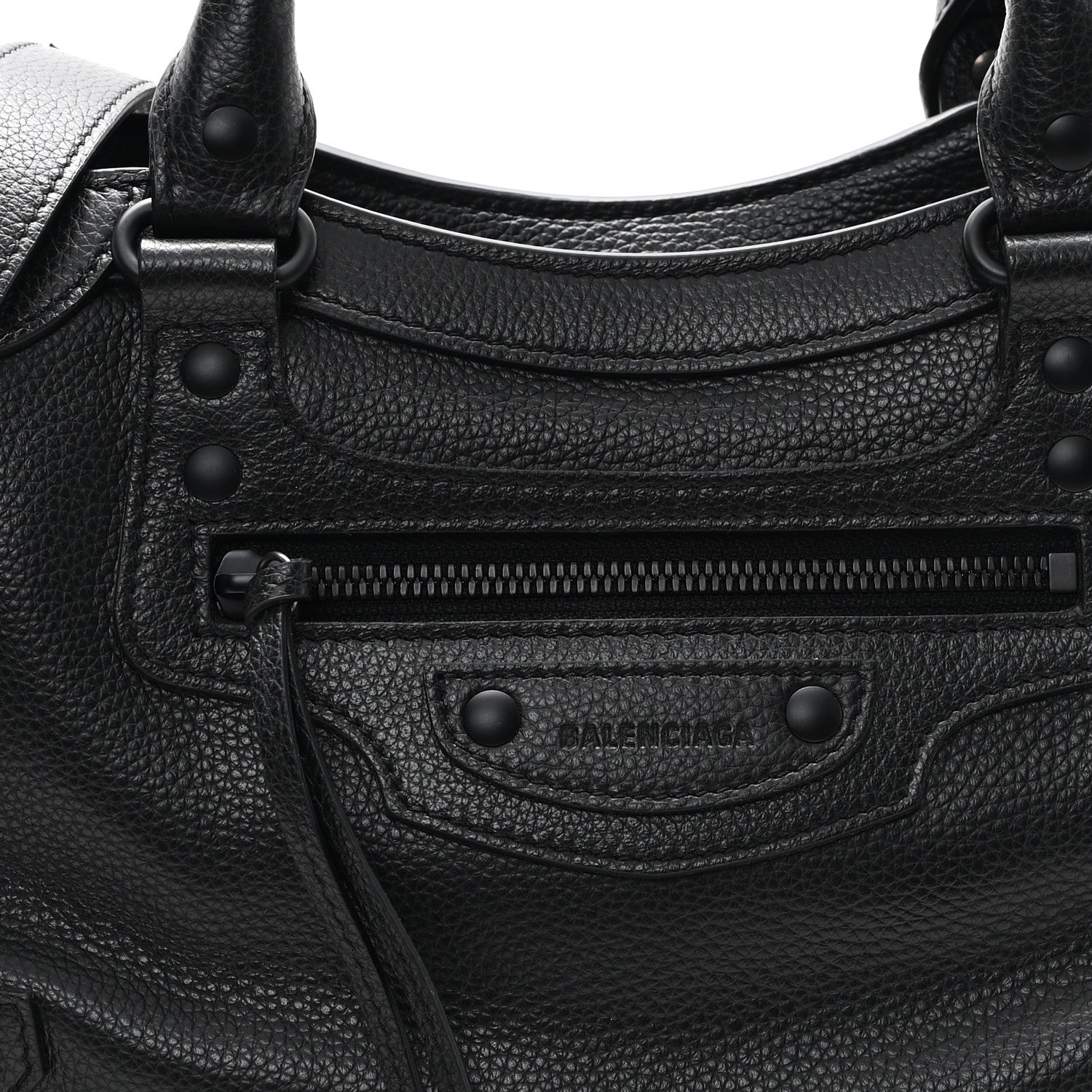 Balenciaga Grained Calfskin Neo Classic Black Hardware S City Black 8 of 10