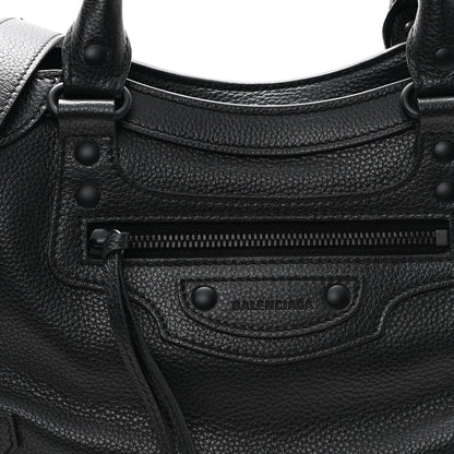 Balenciaga Grained Calfskin Neo Classic Black Hardware S City Black 8 of 10