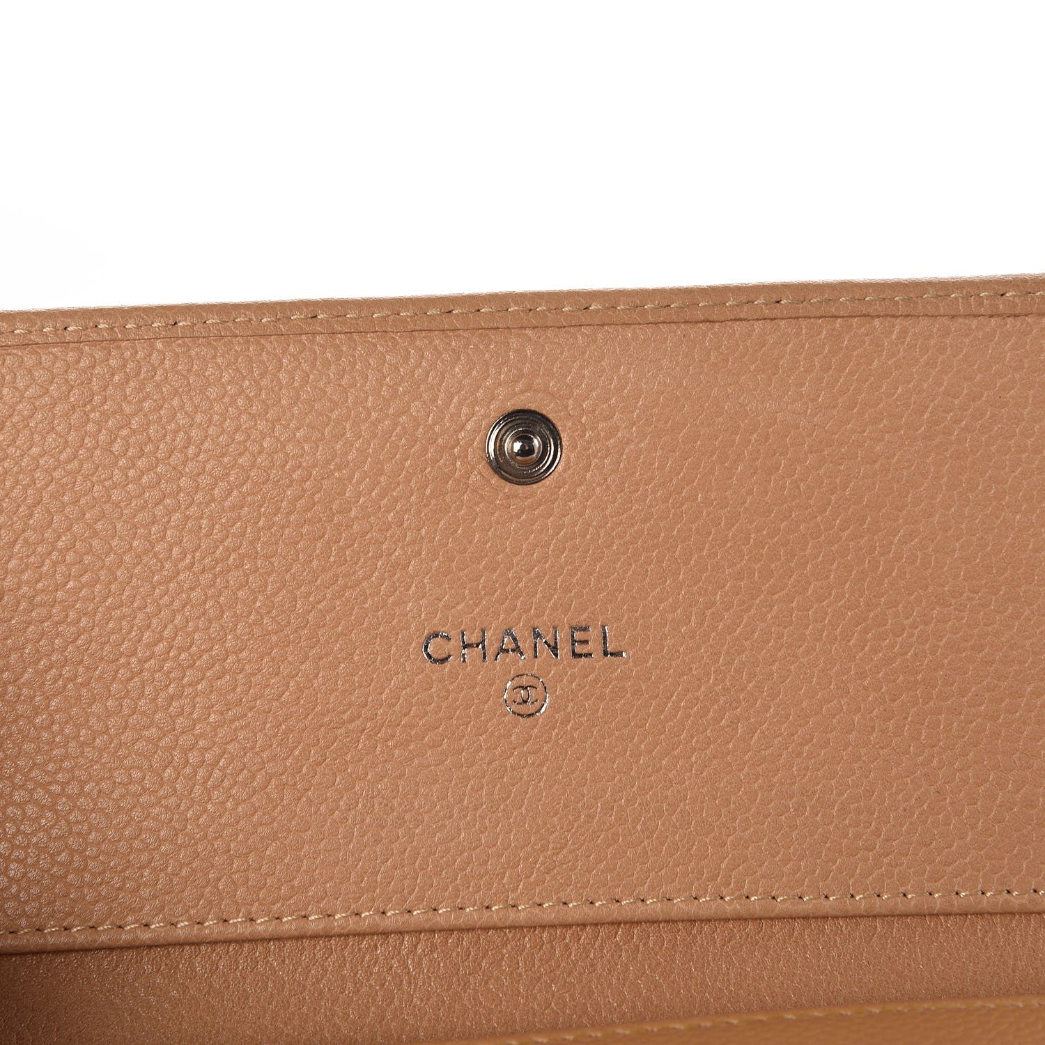 Chanel Caviar Timeless CC Flap Wallet Beige 6 of 17