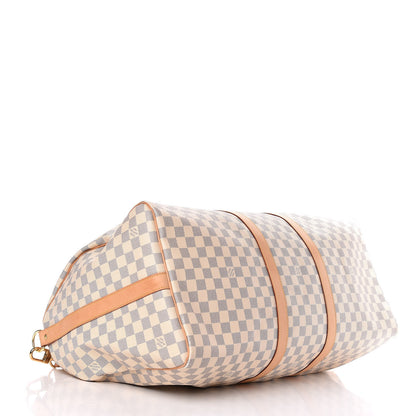 Louis Vuitton Damier Azur Keepall Bandouliere 55 5 of 22